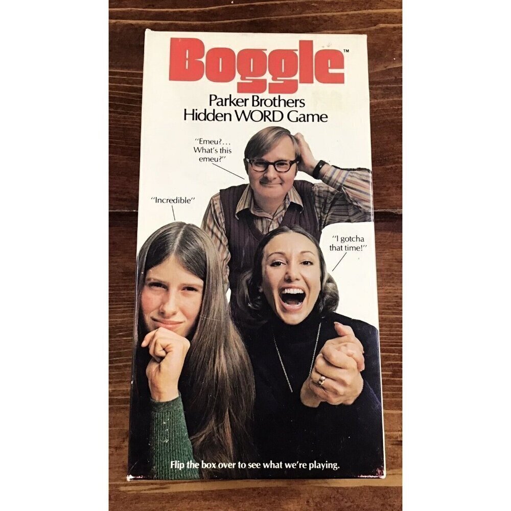 Vintage Parker Brothers Boggle Hidden Word Game - 1973 - No. 272